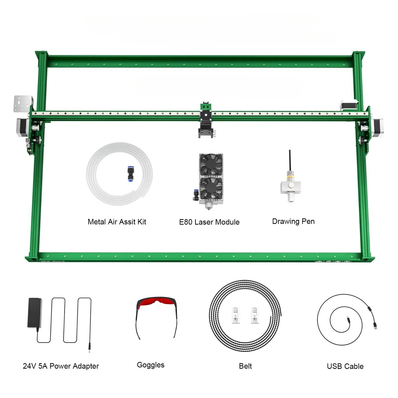 Industrial Laser Engraver For Wood - Max 4 E80 Yüksek Güçlü 4