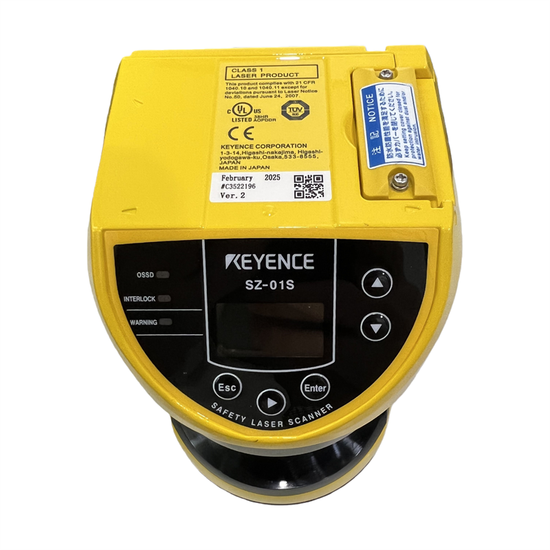 Industrial Laser Types - KEYENCE SZ-01S Güvenli Lazer Tarayıcı Gövdesi