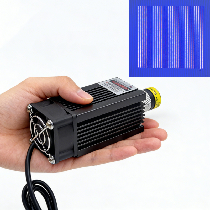 Industrial Laser Line Module - Yüksek Kaliteli 450nm DOE 31 Hatlı