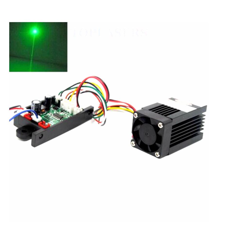 Industrial Laser Module - Endüstriyel 532nm 80mw-100mw yeşil nokta ışını