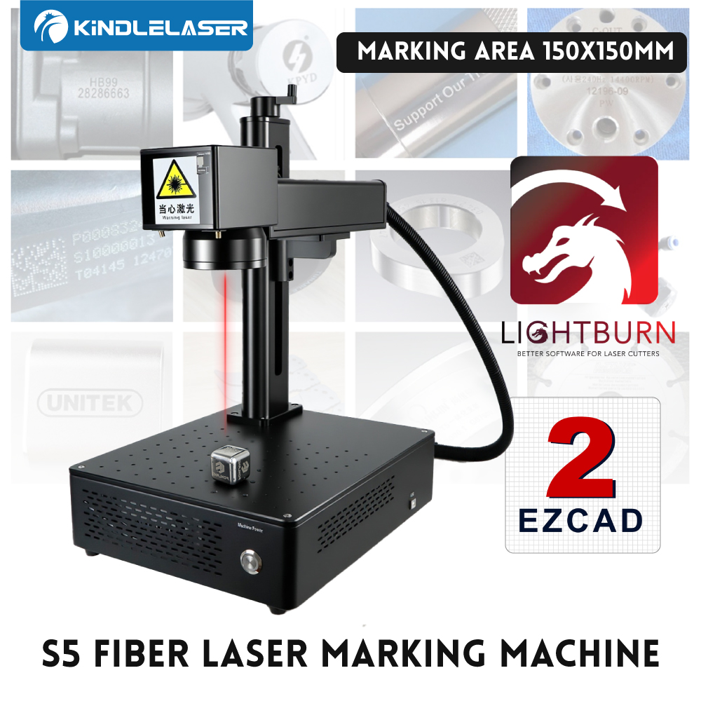Industrial Laser Engraving Machine For Metal - Kindlelaser S5 Endüstriyel Fiber Lazer Markalama