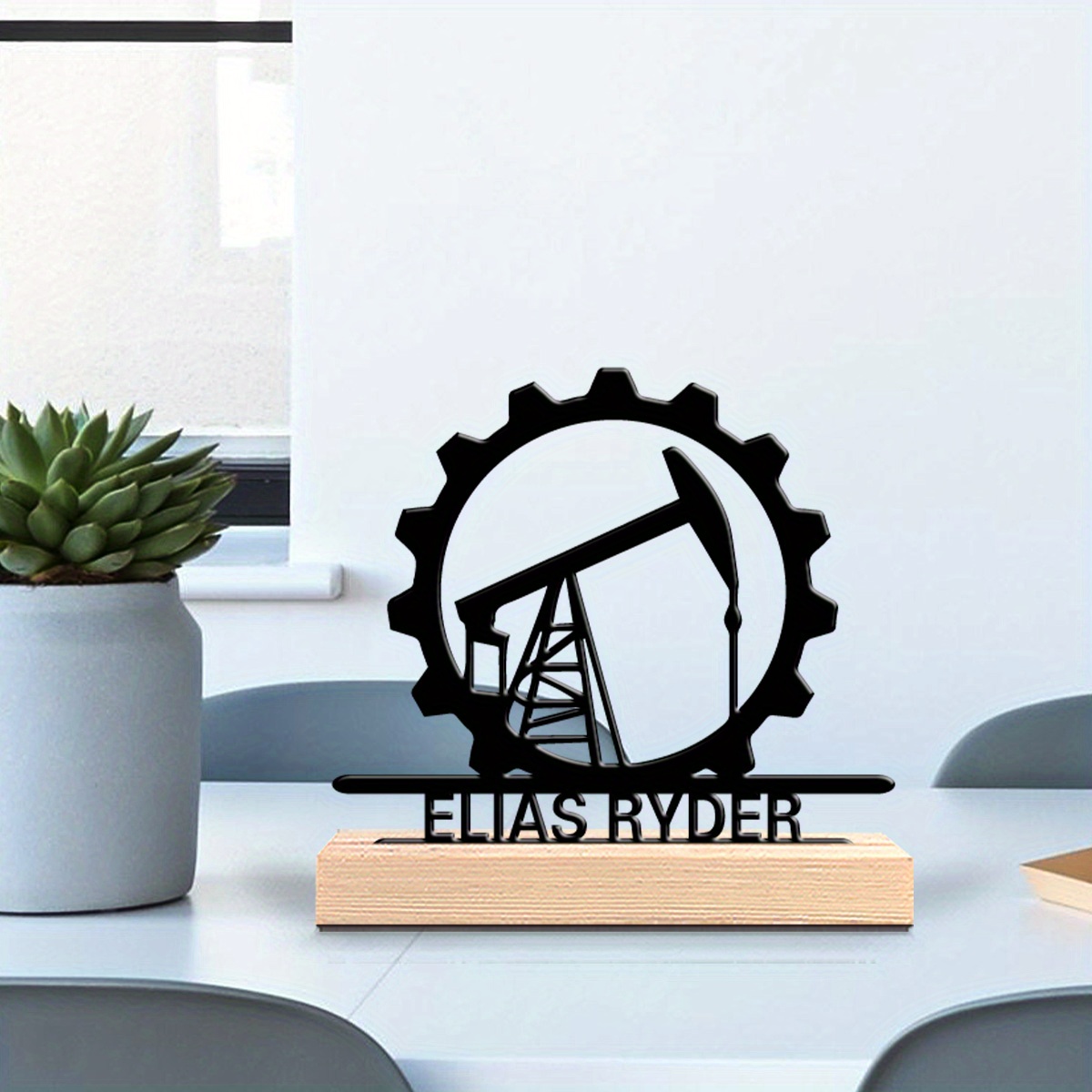 Industrial Laser Engraver For Wood - Özel Tasarım Vintage Tanker Metal Heykeli,