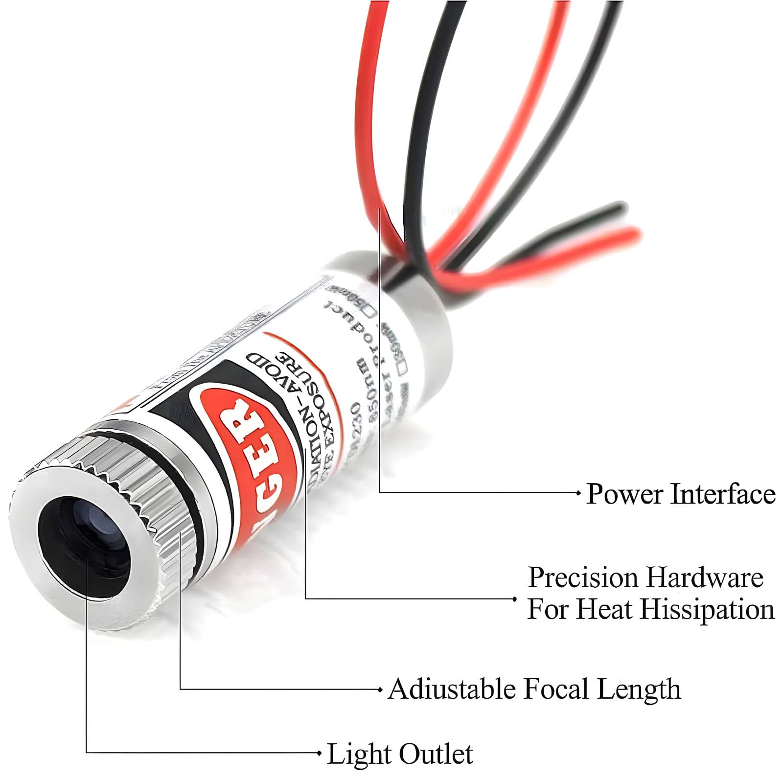 650nm 12mm lazer noktası/çizgi - Industrial Laser Line Module incelemesi ve fiyatı