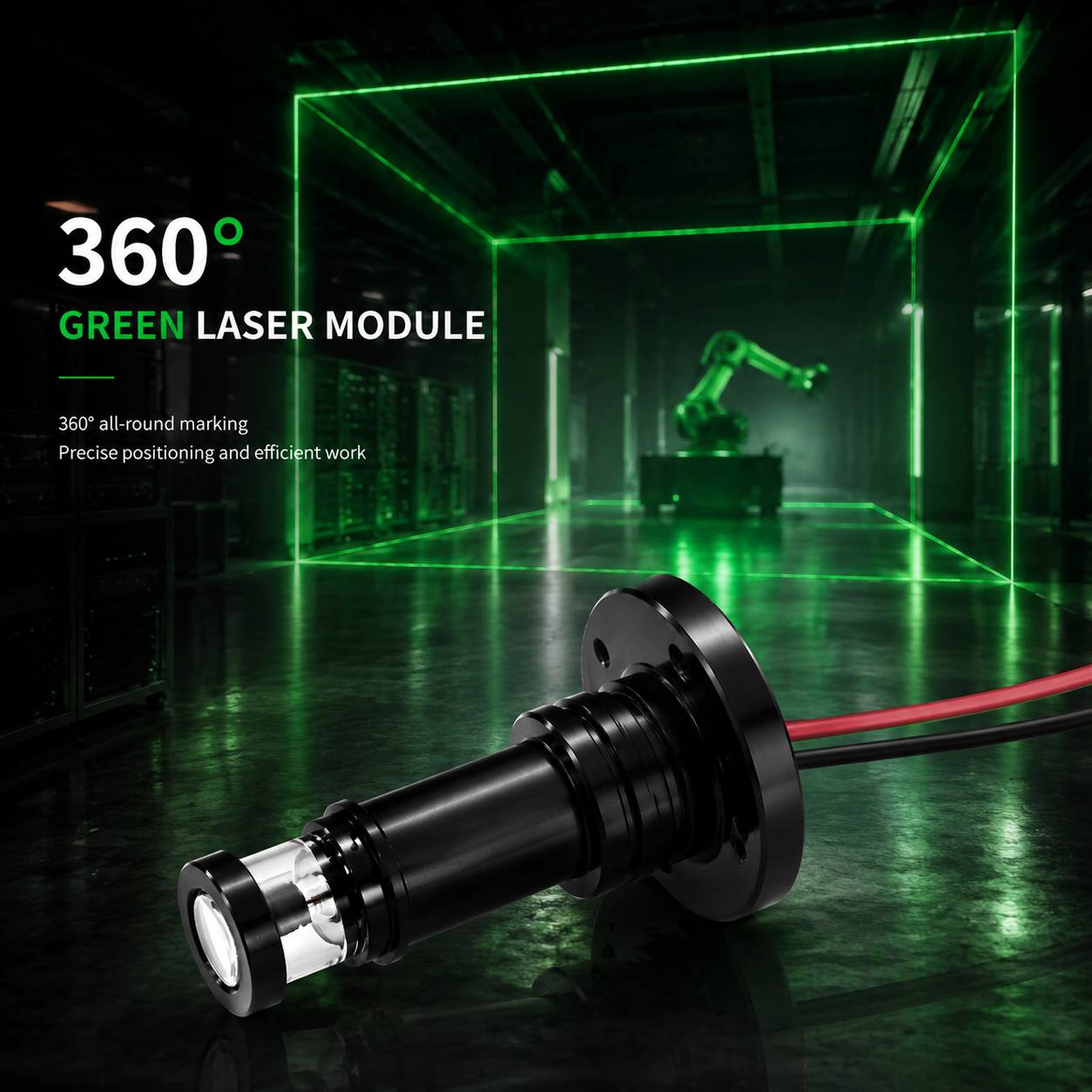 Endüstriyel Flanş Montajlı 30m - Industrial Laser Line Module incelemesi ve fiyatı
