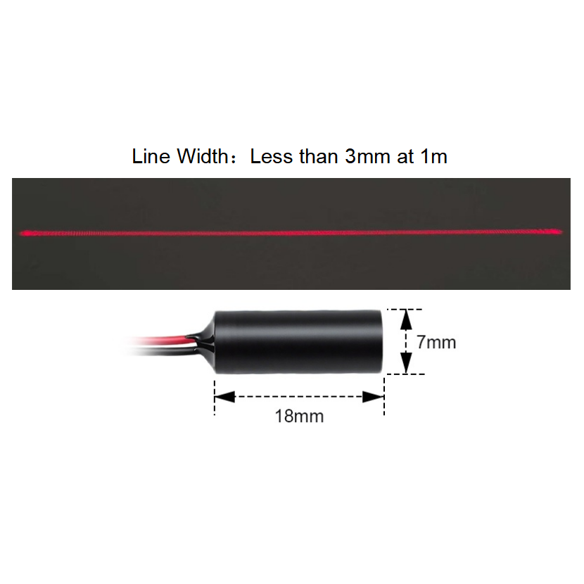 Kompakt Kırmızı Çizgili Lazer  - Industrial Laser Line Generator incelemesi ve fiyatı