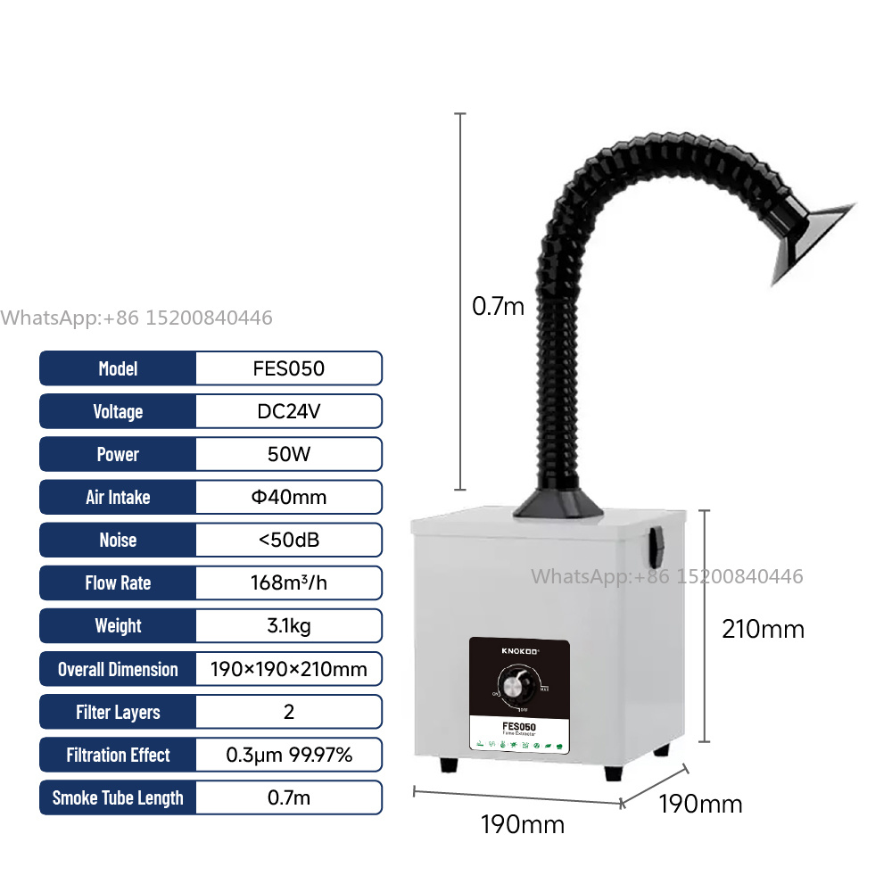Endüstriyel Sınıf Lehim Dumanı - Industrial Laser Fume Extractor incelemesi ve fiyatı
