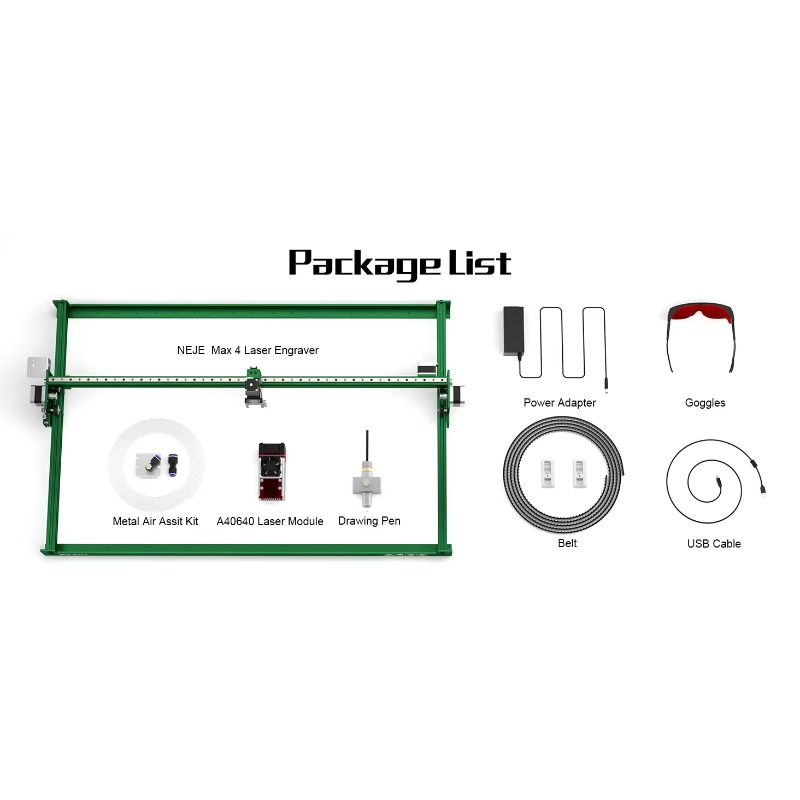 NEJE Max 4 A40640 Yüksek Güçlü - Industrial Laser Engraver For Wood incelemesi ve fiyatı