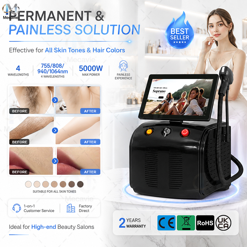 Taşınabilir Soprano Buz Titany - Industrial Laser Hair Removal Machine incelemesi ve fiyatı