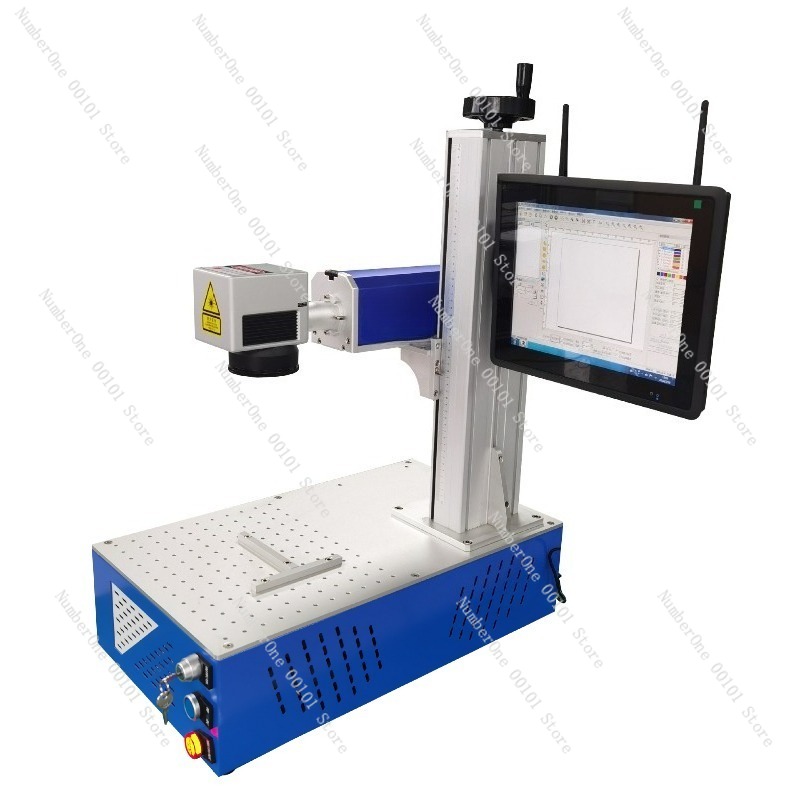 Masaüstü Fiber Lazer Markalama - Industrial Laser Engraving Machine For Metal incelemesi ve fiyatı