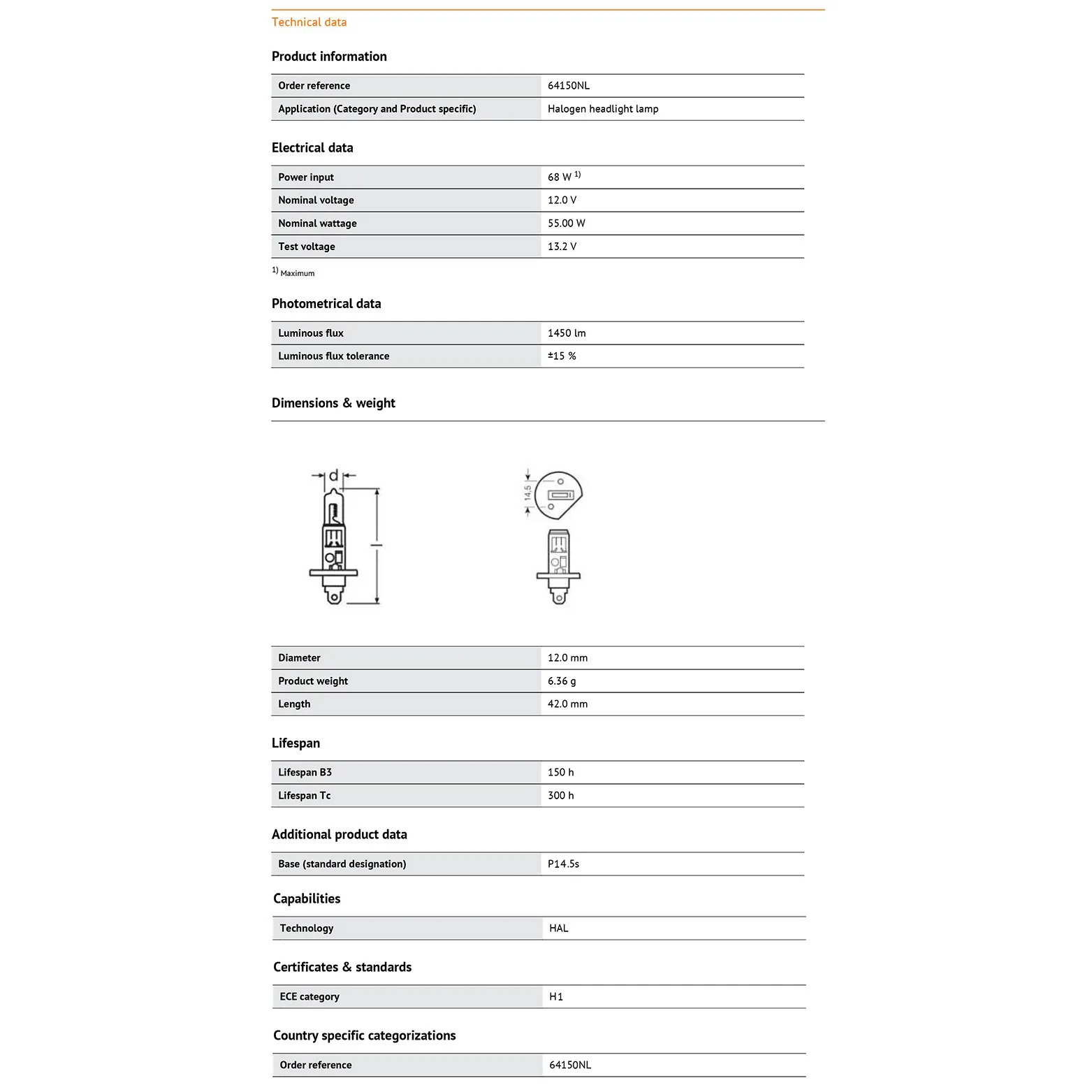 OSRAM Night Breaker Laser H1 H - Industrial Laser Beam incelemesi ve fiyatı