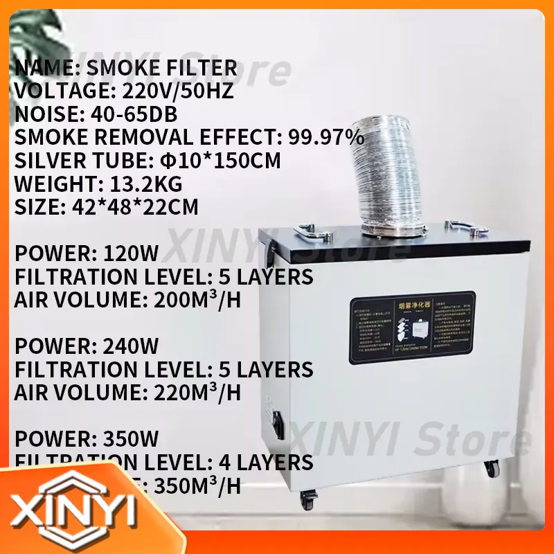 Yeni Stil 240W Saf Hava Duman  - Industrial Laser Fume Extractor incelemesi ve fiyatı